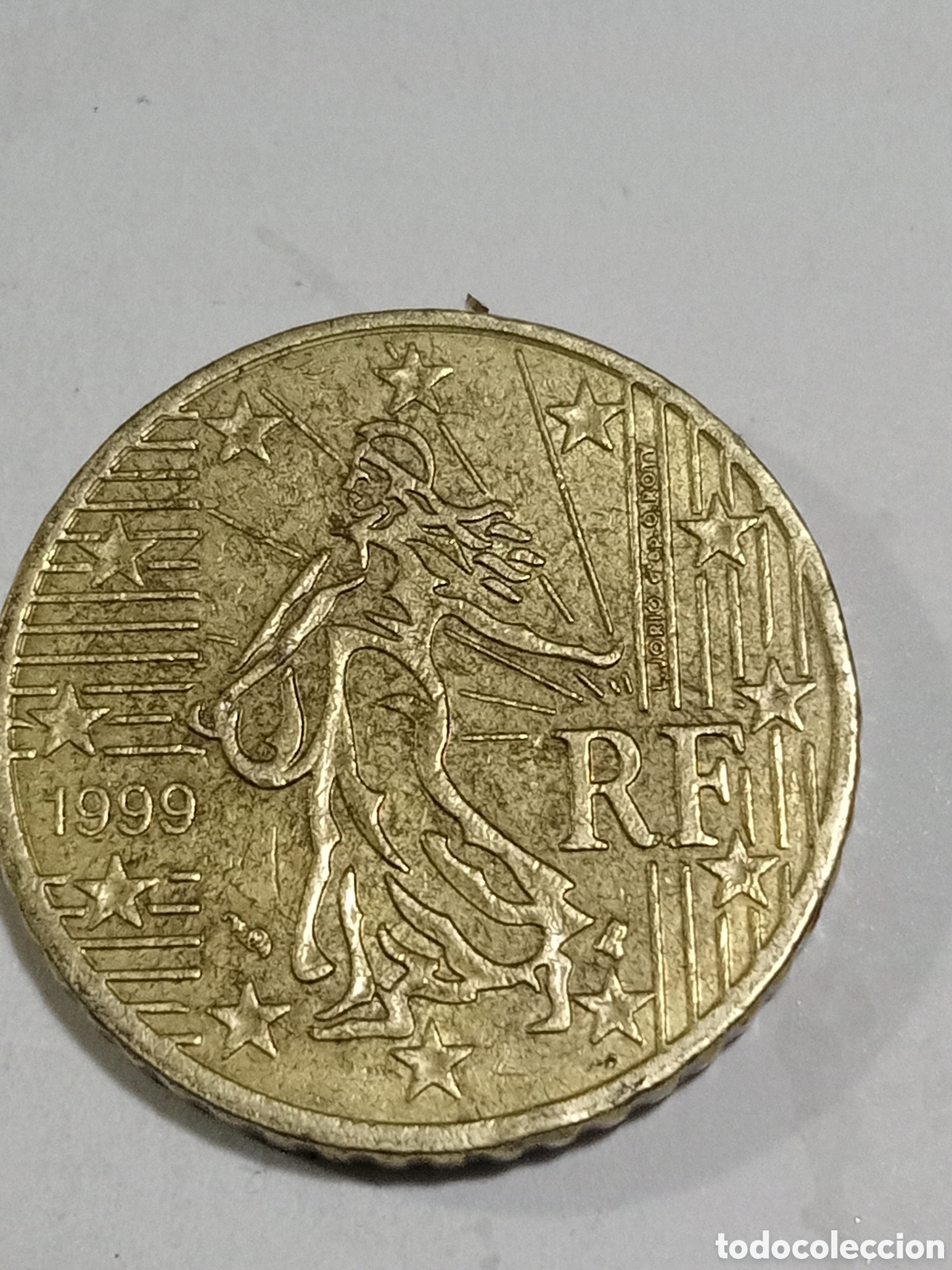 Euros: Rara 50 c&eacute;ntimo 1999 Francia - Foto 1