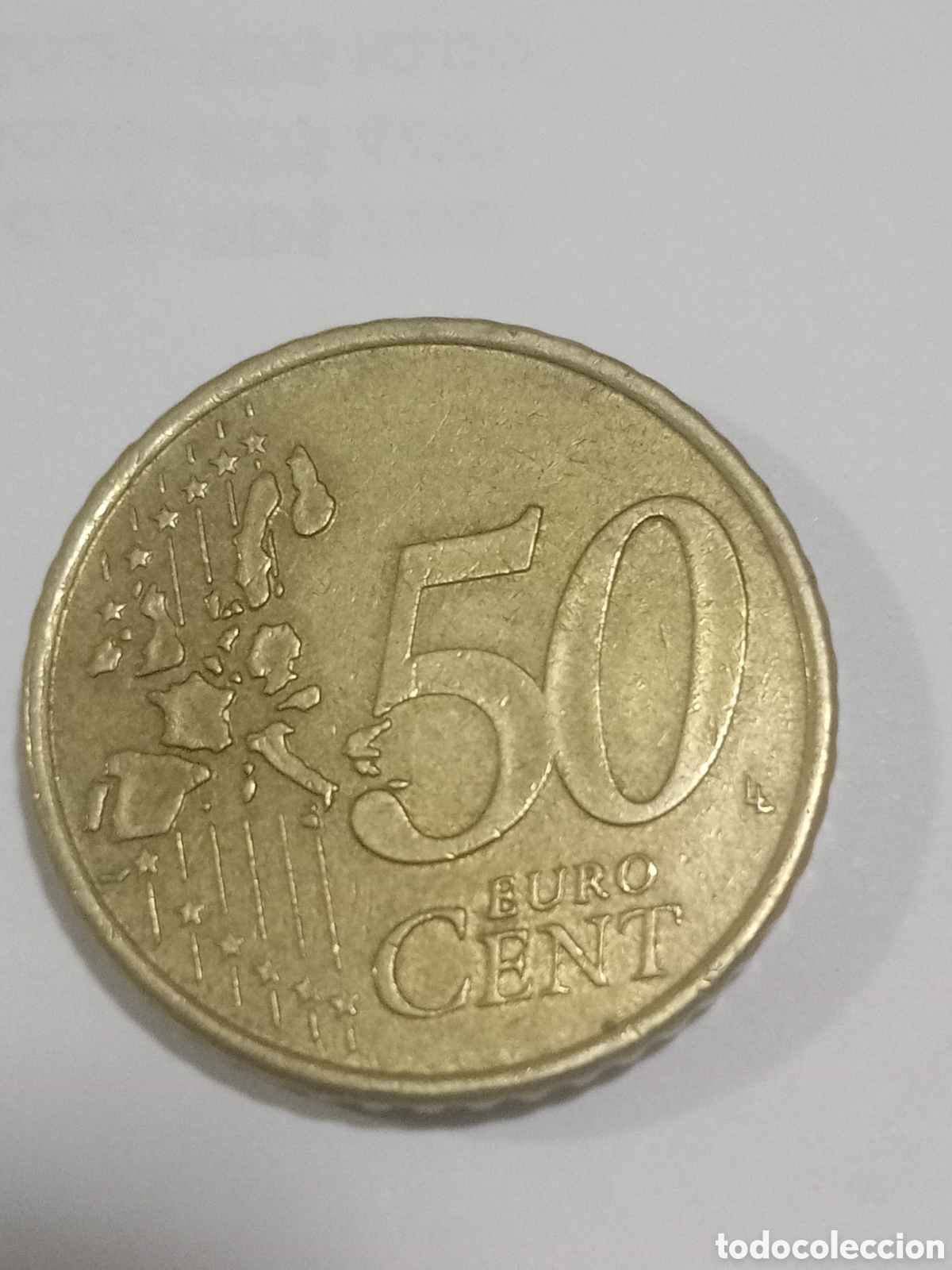 Euros: 50 c&eacute;ntimo 2002 Portugal - Foto 2