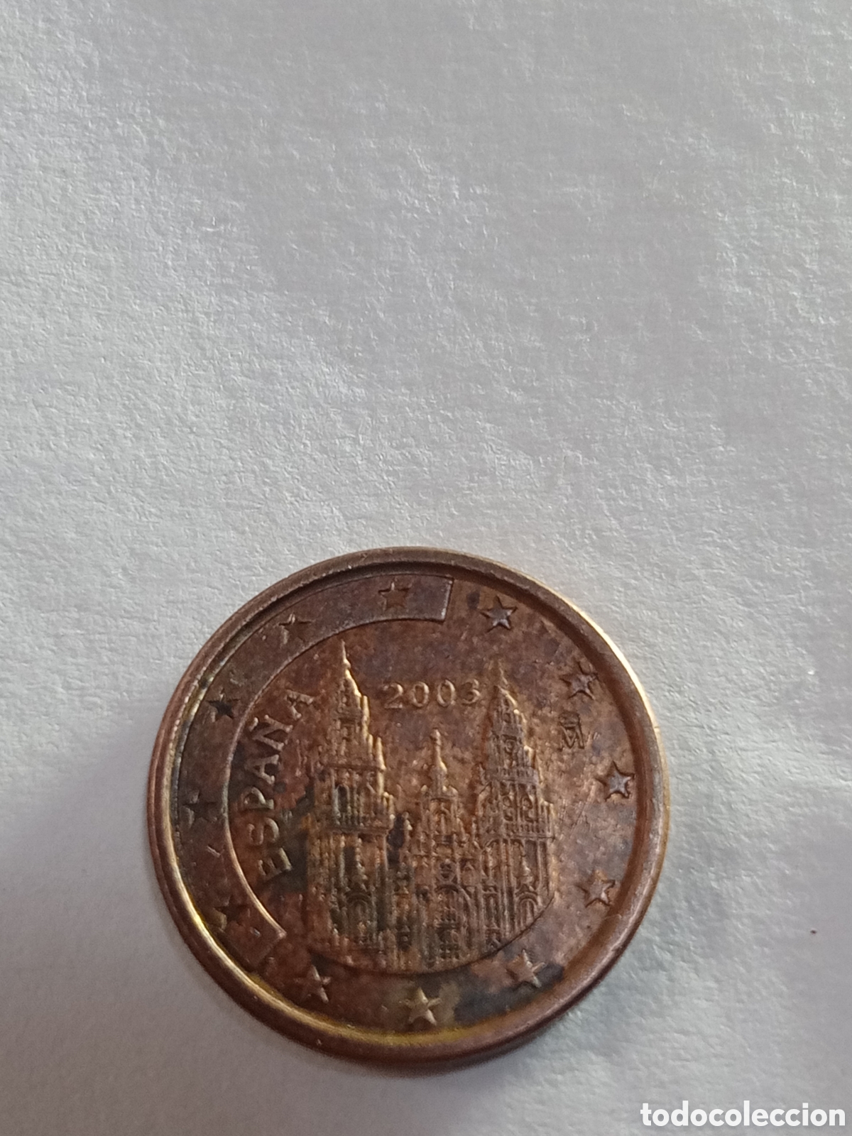 Euros: 1 c&eacute;ntimo error 2003 Espa&ntilde;a - Foto 2