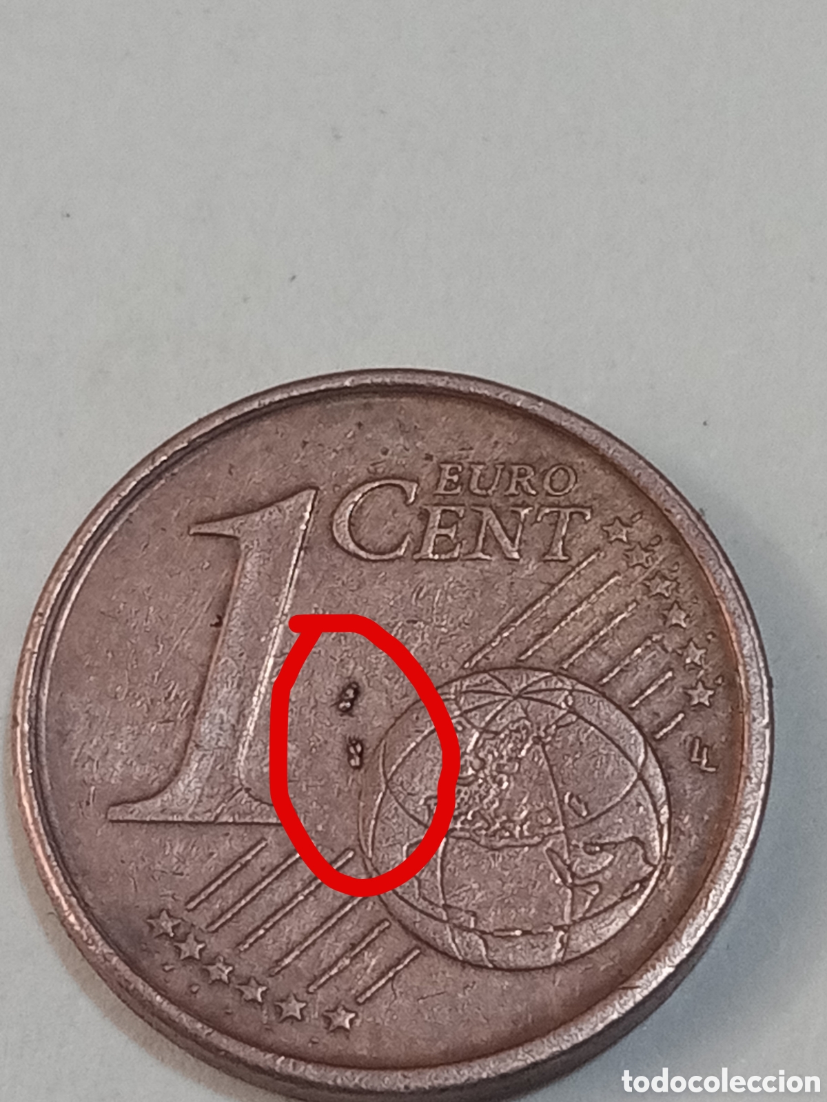 Euros: 1 c&eacute;ntimo 1999 error Espa&ntilde;a - Foto 1