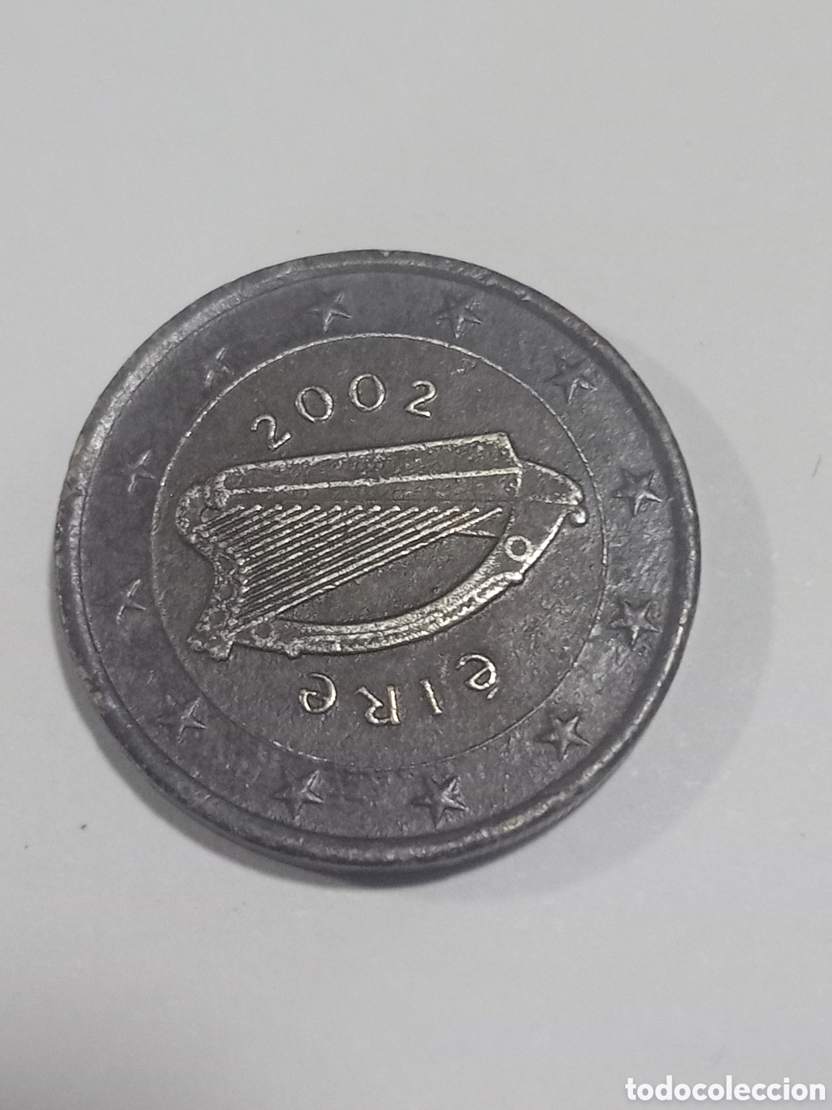 Euros: Rara 1euro 2002 error Irlanda - Foto 2