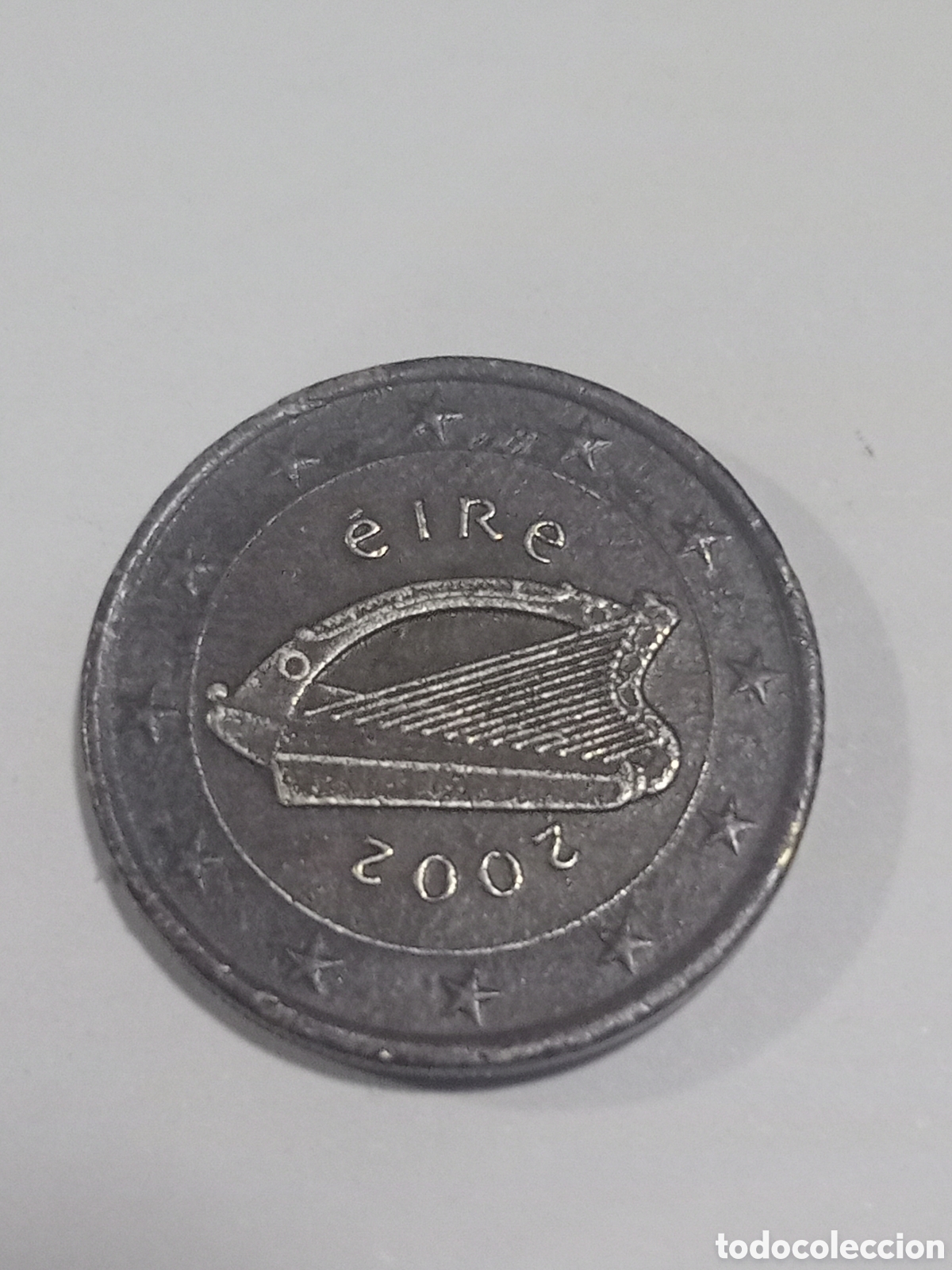 Euros: Rara 1euro 2002 error Irlanda - Foto 1