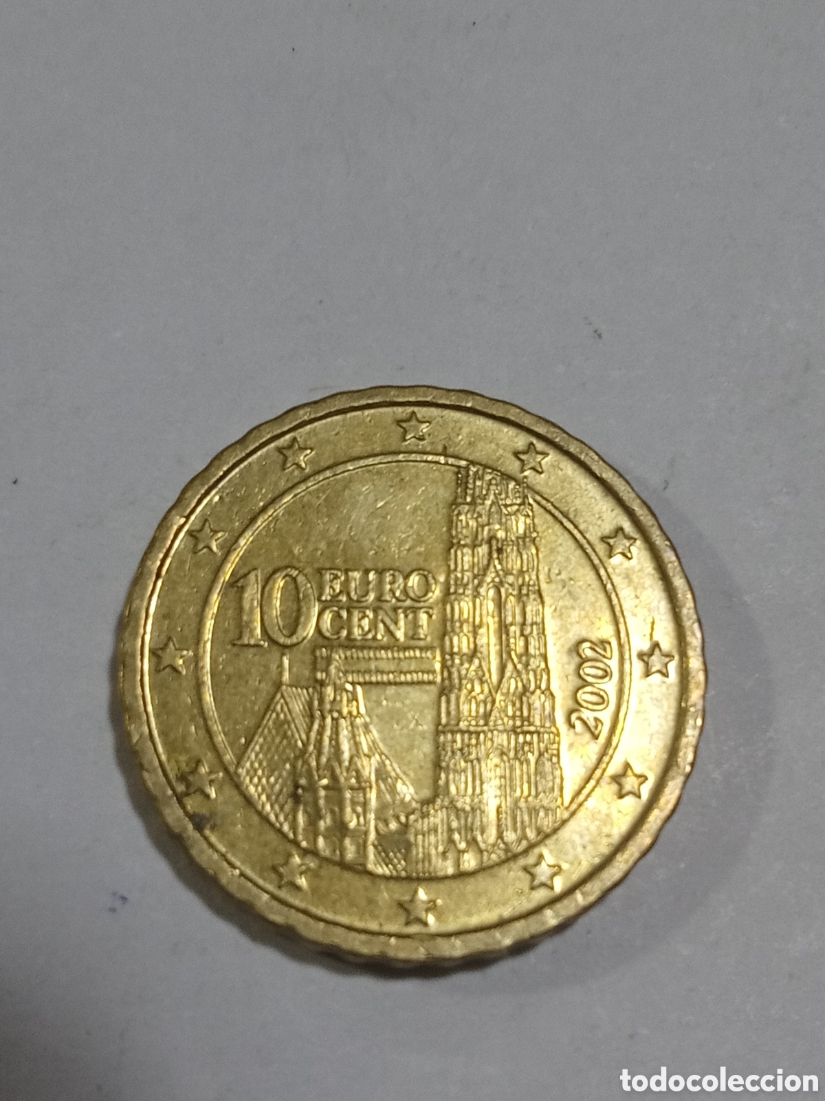 Euros: Rara10 c&eacute;ntimo 2002 Austria - Foto 1