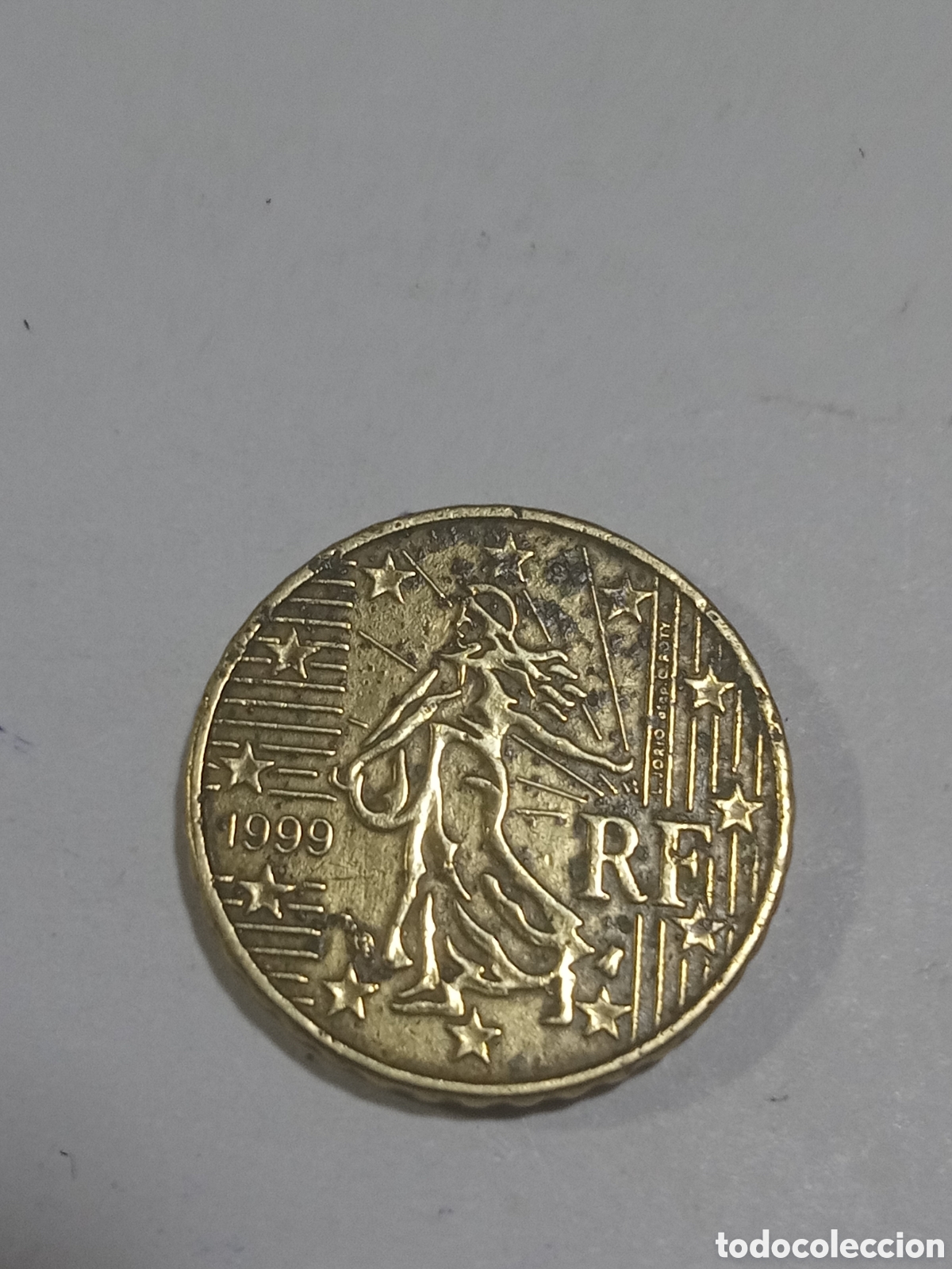Euros: Rara10 c&eacute;ntimo 1999 Francia - Foto 1