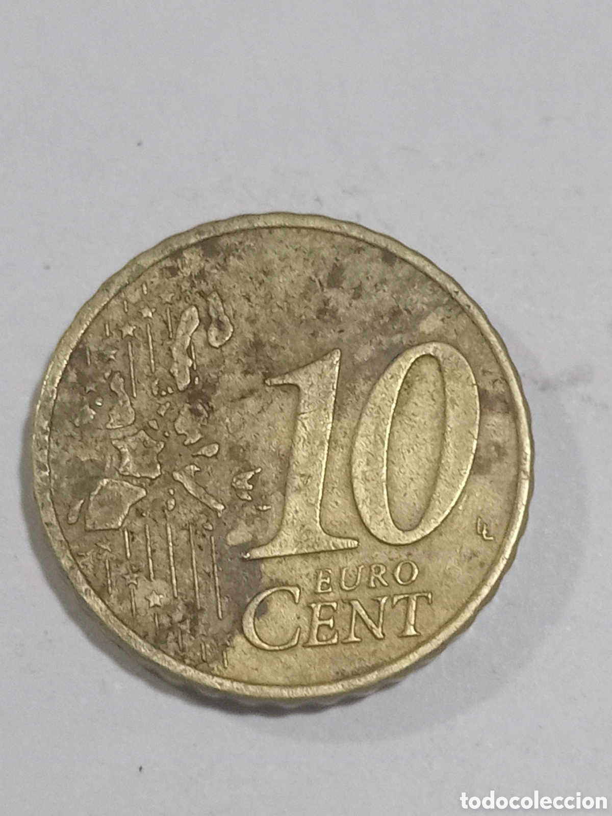 Euros: Error 10 c&eacute;ntimo J 2002 Alemania Rara - Foto 2