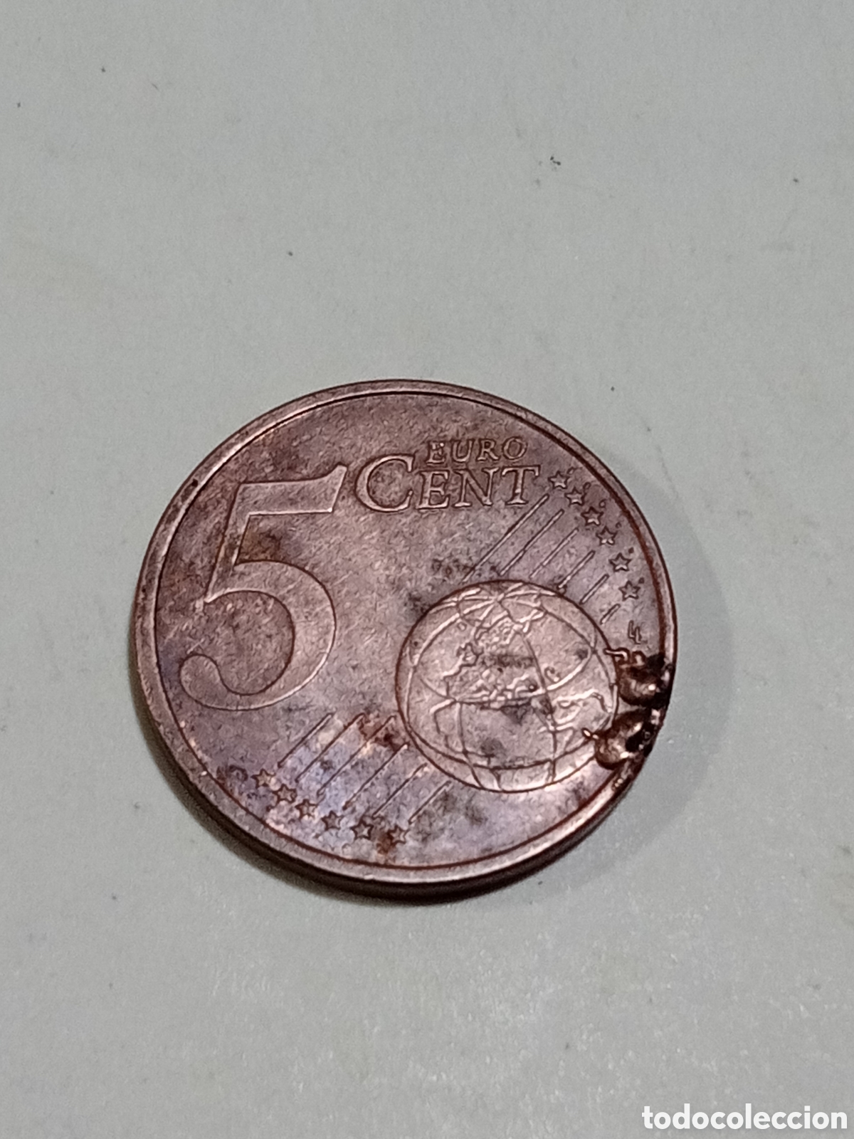 Euros: 5 c&eacute;ntimo 2019 error Francia - Foto 2