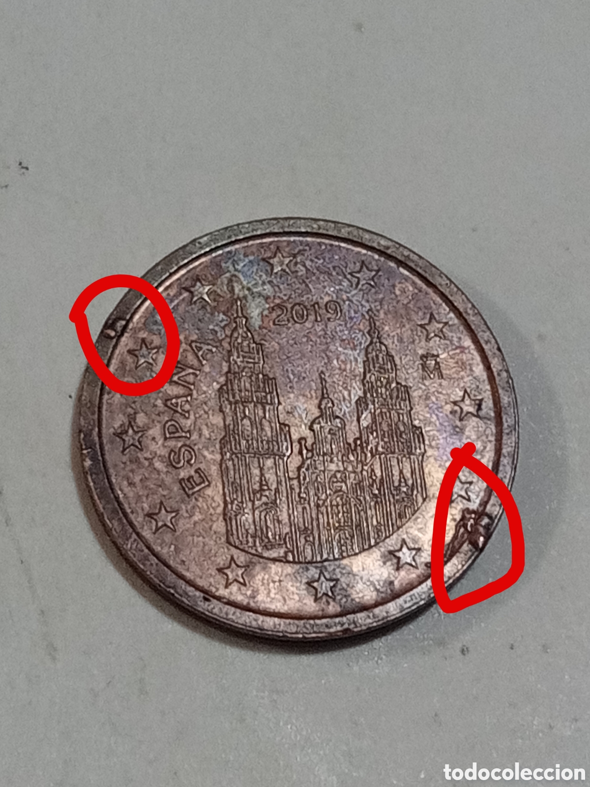 Euros: 2 c&eacute;ntimo 2019 error Espa&ntilde;a - Foto 1