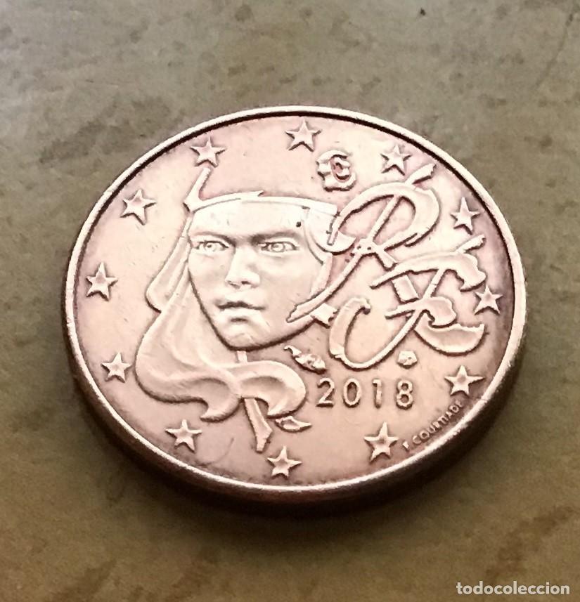 Euros: 1 c&eacute;ntimo de euro de Francia. A&ntilde;o 2018 - Foto 1