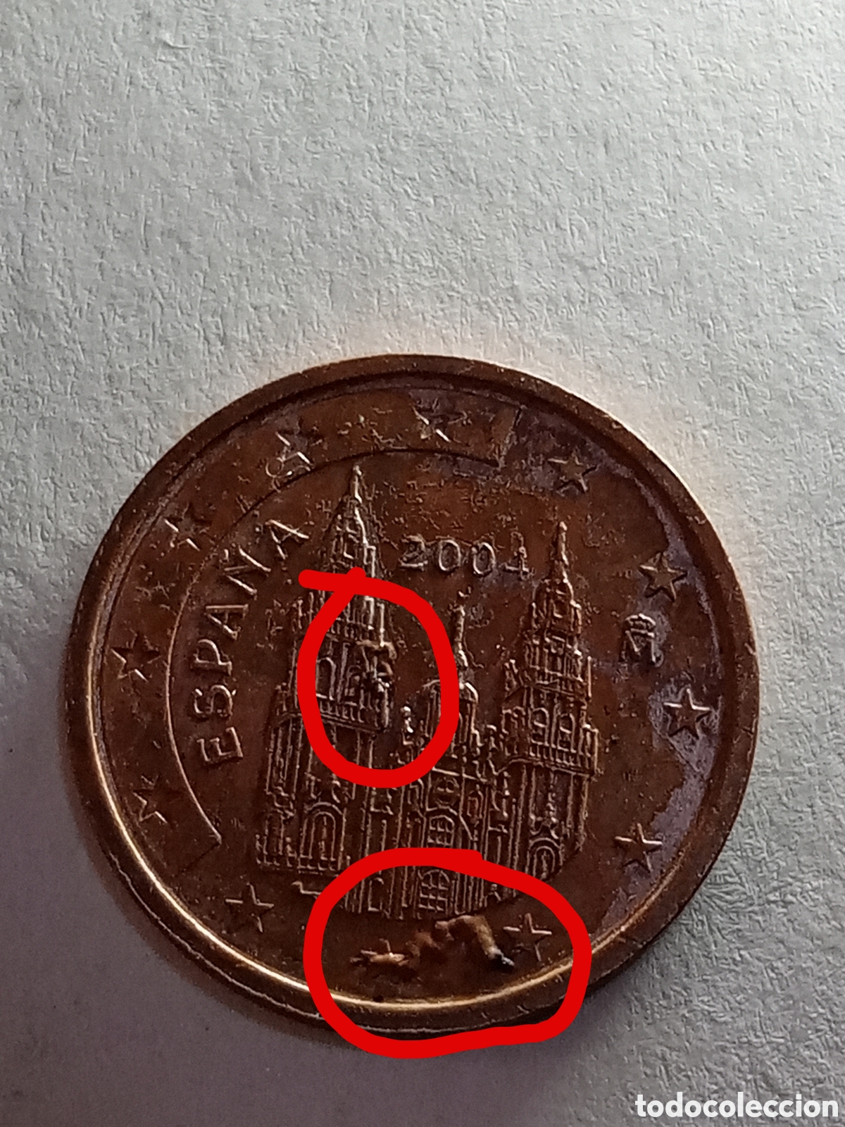 Euros: 2 c&eacute;ntimo error 2004 Espa&ntilde;a - Foto 1