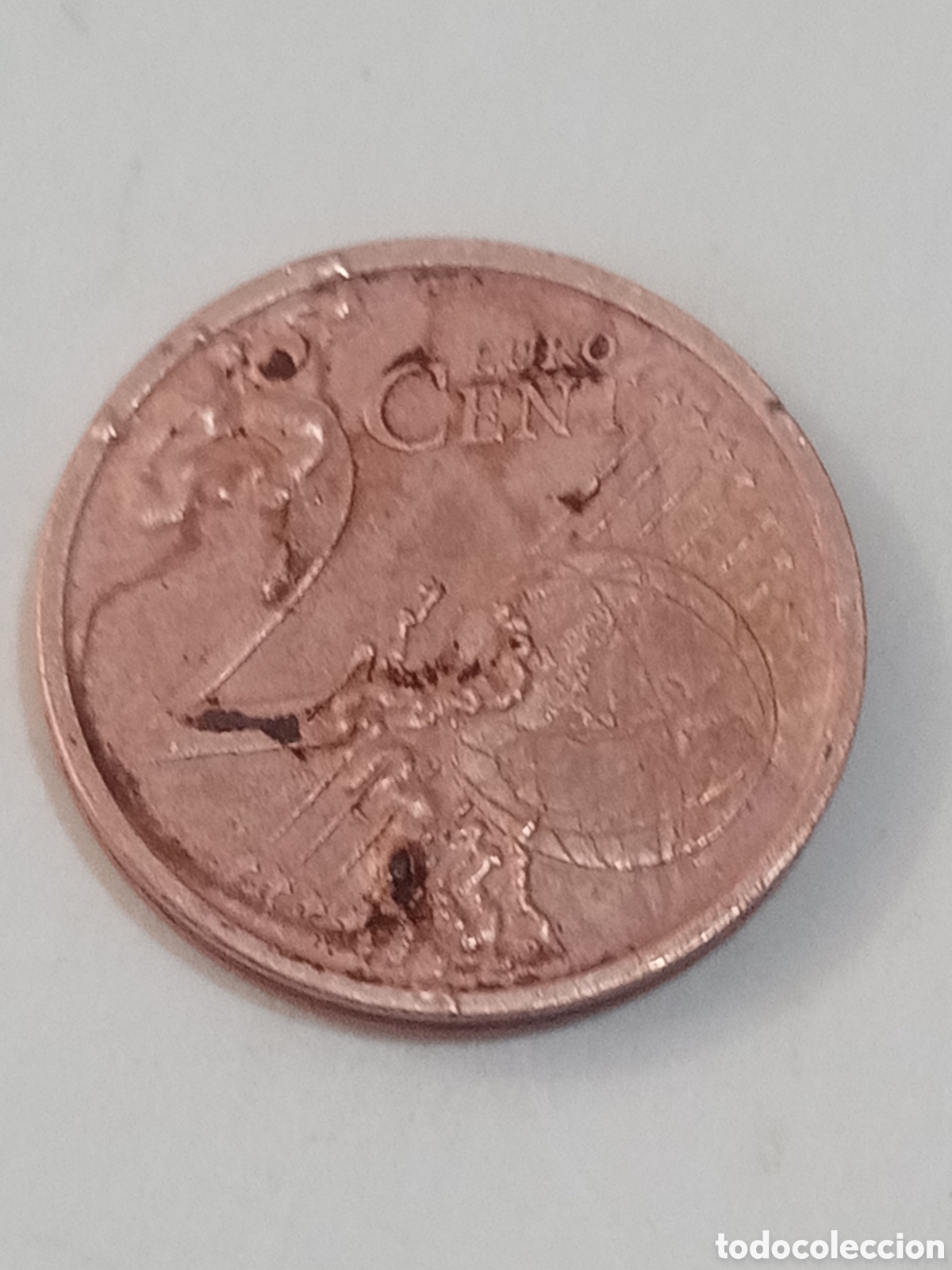 Euros: 2 c&eacute;ntimo 2006 error Italia - Foto 2