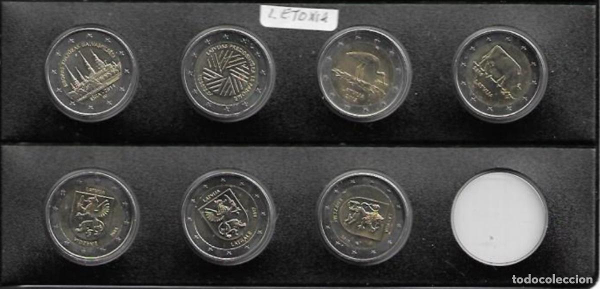 Euros: LETONIA 2014 - 2017. 7 MONEDAS CONMEMORATIVAS DE 2 &euro;. SIN CIRCULAR - Foto 1