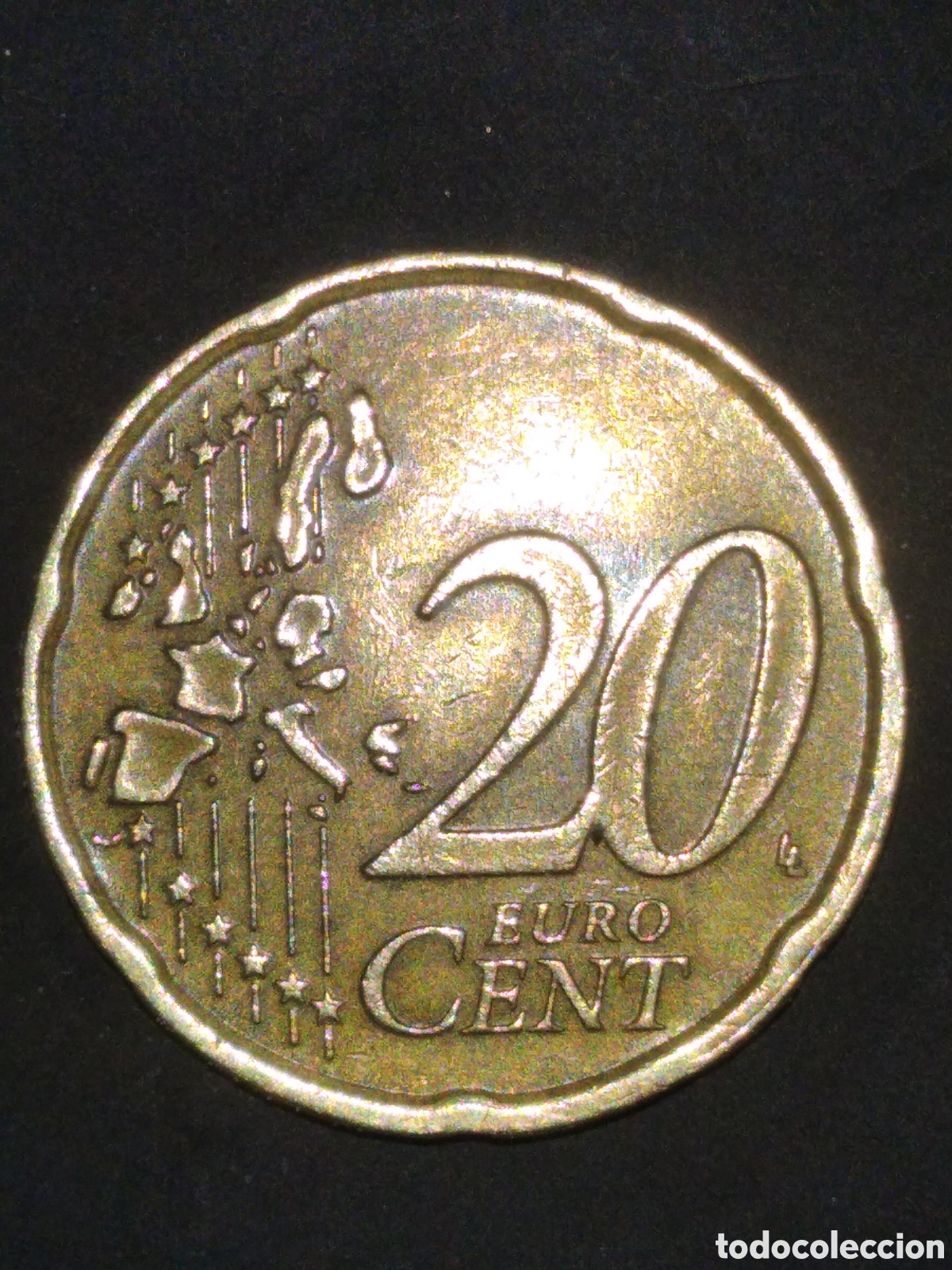 Euros: 20 c&eacute;ntimos italia 2002 - Foto 2