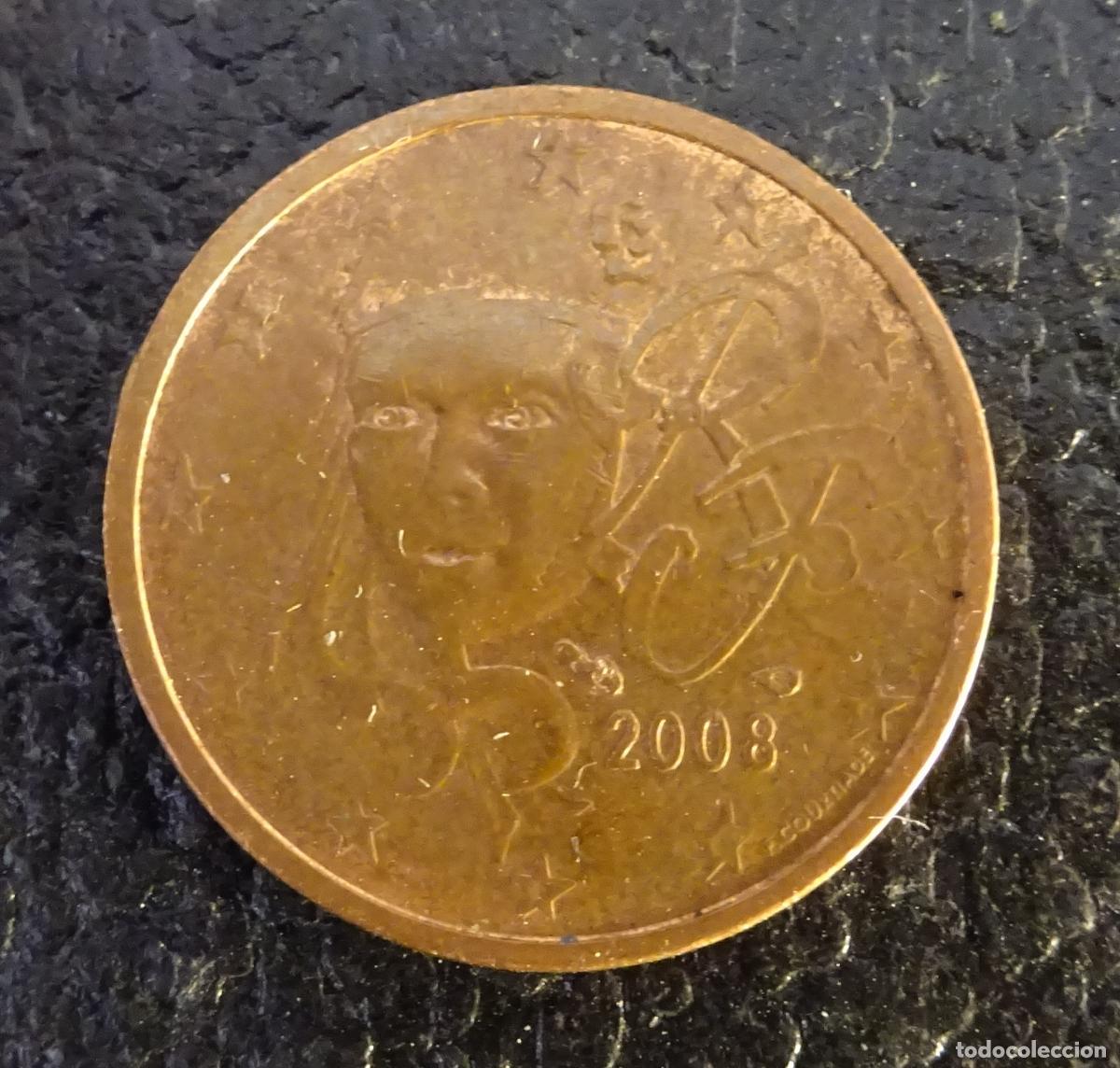 Euros: FRANCIA 2 C&Eacute;NTIMOS DE EURO 2008 - Foto 1