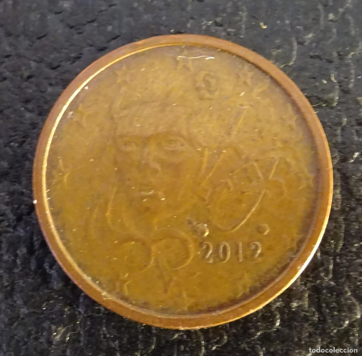 Euros: FRANCIA 2 C&Eacute;NTIMOS DE EURO 2012 - Foto 1