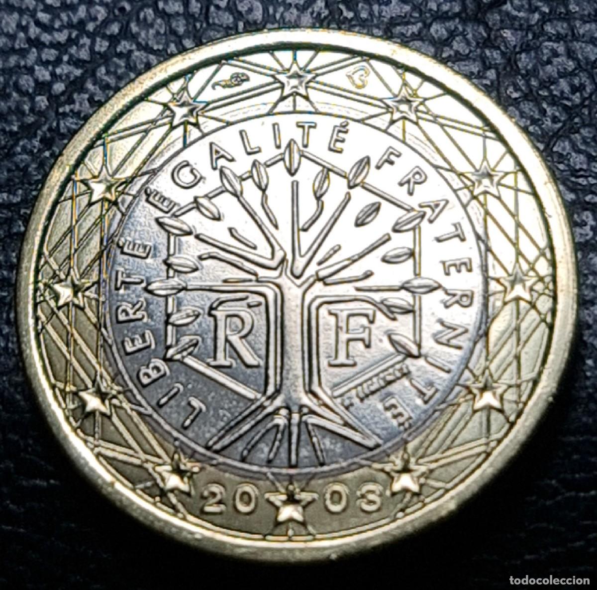 Euros: Francia 2003 1 &euro; euro moneda BU SC - Foto 1