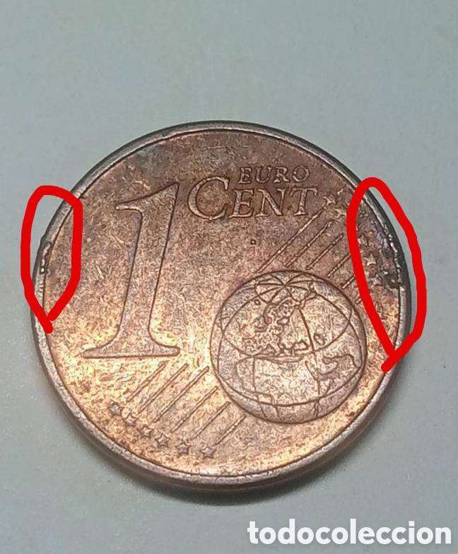 Euros: Rara 1centimo D 2002 error Alemania - Foto 3