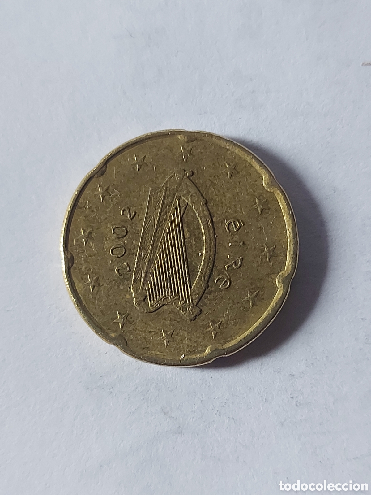 Euros: MONEDA IRLANDA 20 CENTIMOS 2002. CIRCULADA - Foto 1