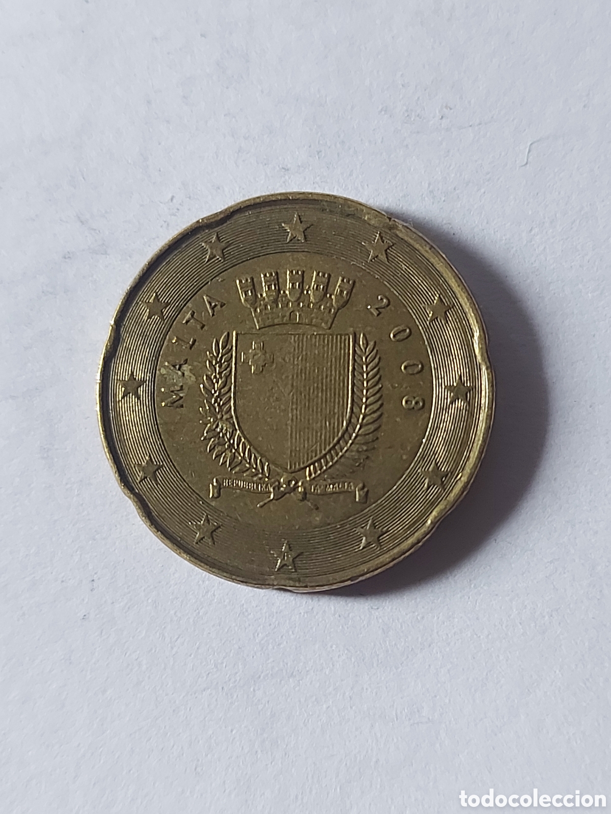 Euros: MONEDA MALTA 20 CENTIMOS EURO 2008 - Foto 1