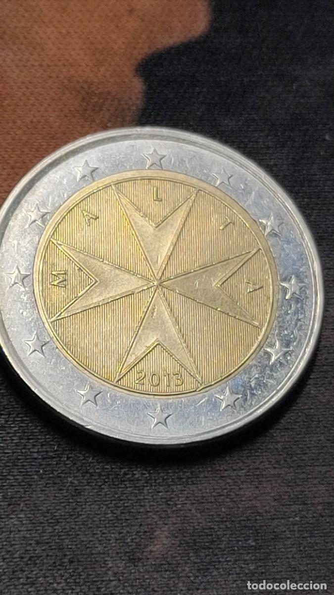 Euros: moneda 2 euros malta 2013 - Foto 1