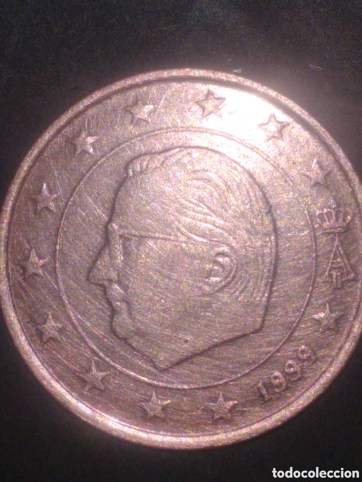 Euros: 5 c&eacute;ntimos B&eacute;lgica 1999 - Foto 1