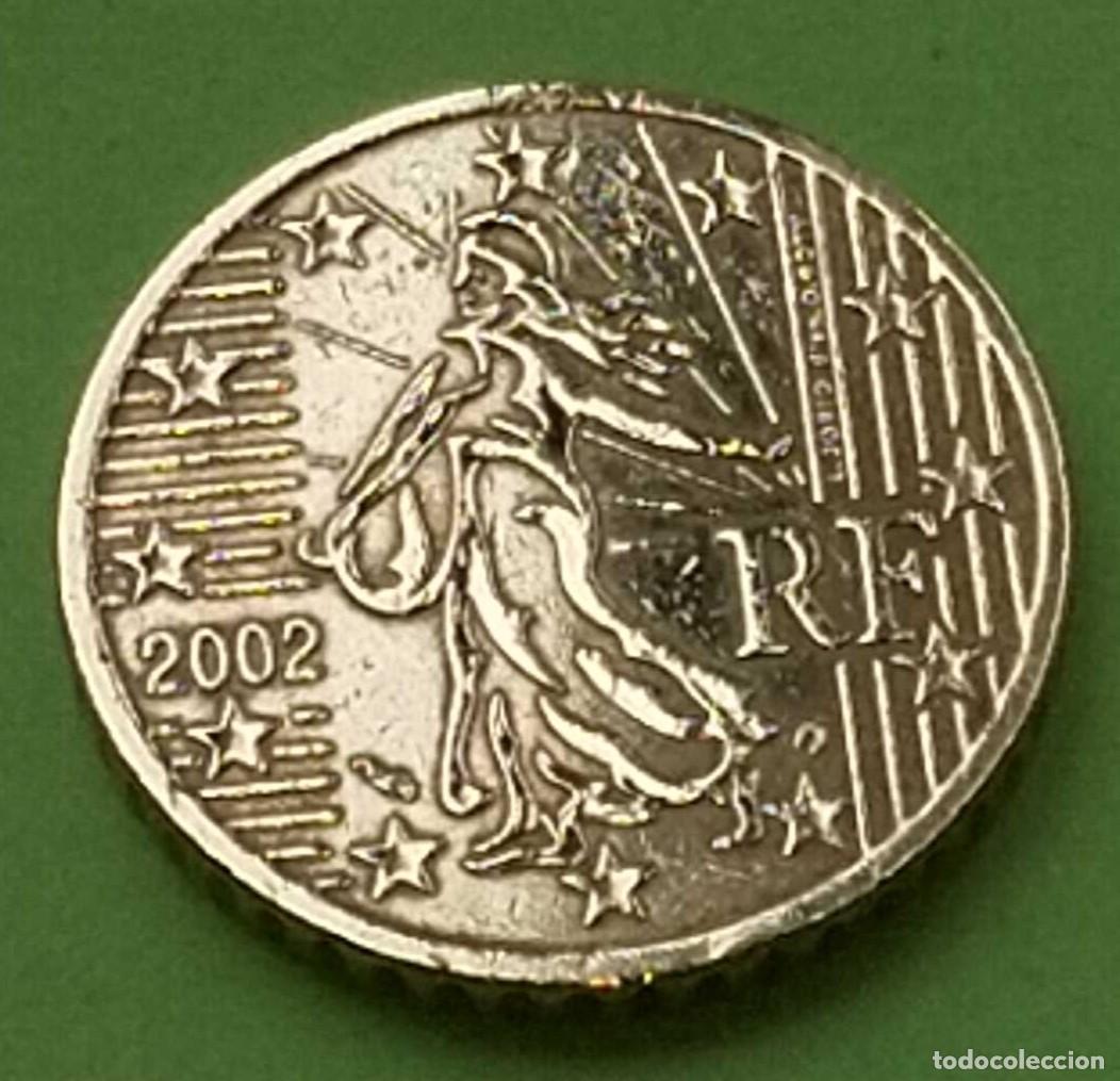 Euros: moneda 50 c&eacute;ntimos Francia 2002 - Foto 1