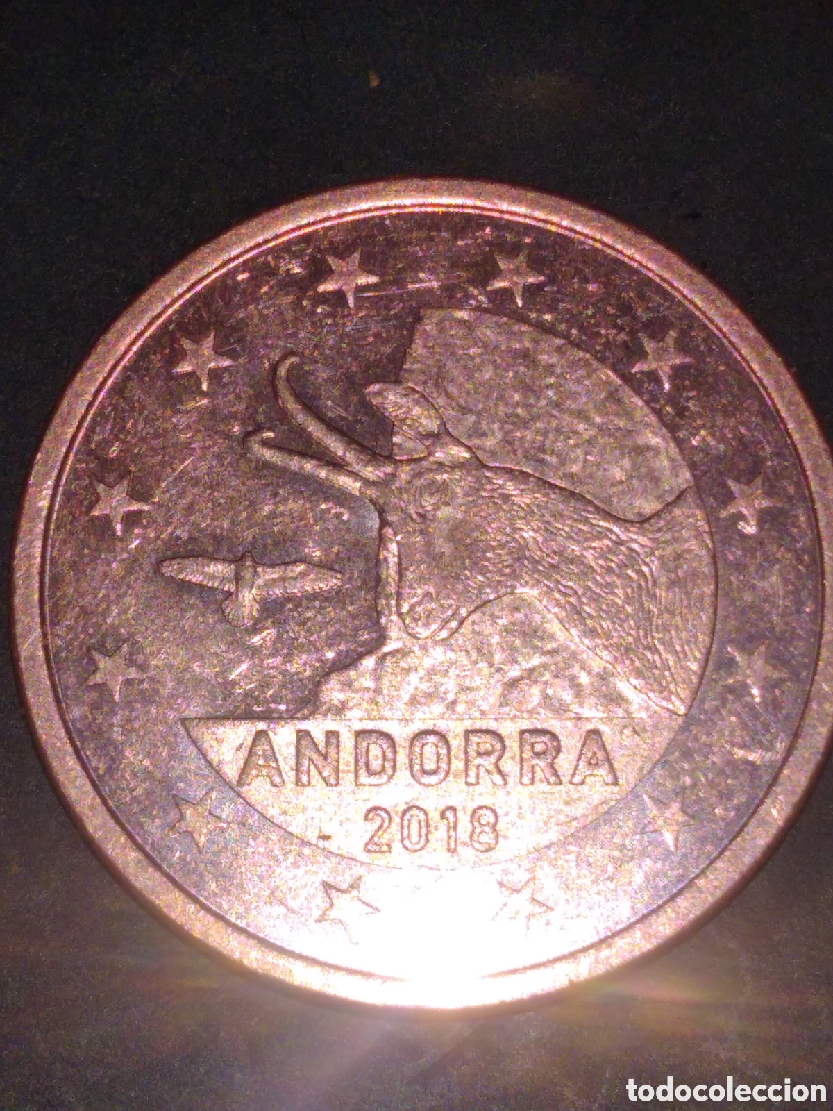 Euros: 5 c&eacute;ntimos andorra 2018 - Foto 1