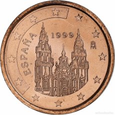 Euros: [#1250788] ESPAÑA, JUAN CARLOS I, 2 EURO CENT, 1999, MADRID, EBC, COBRE CHAPADO EN ACERO