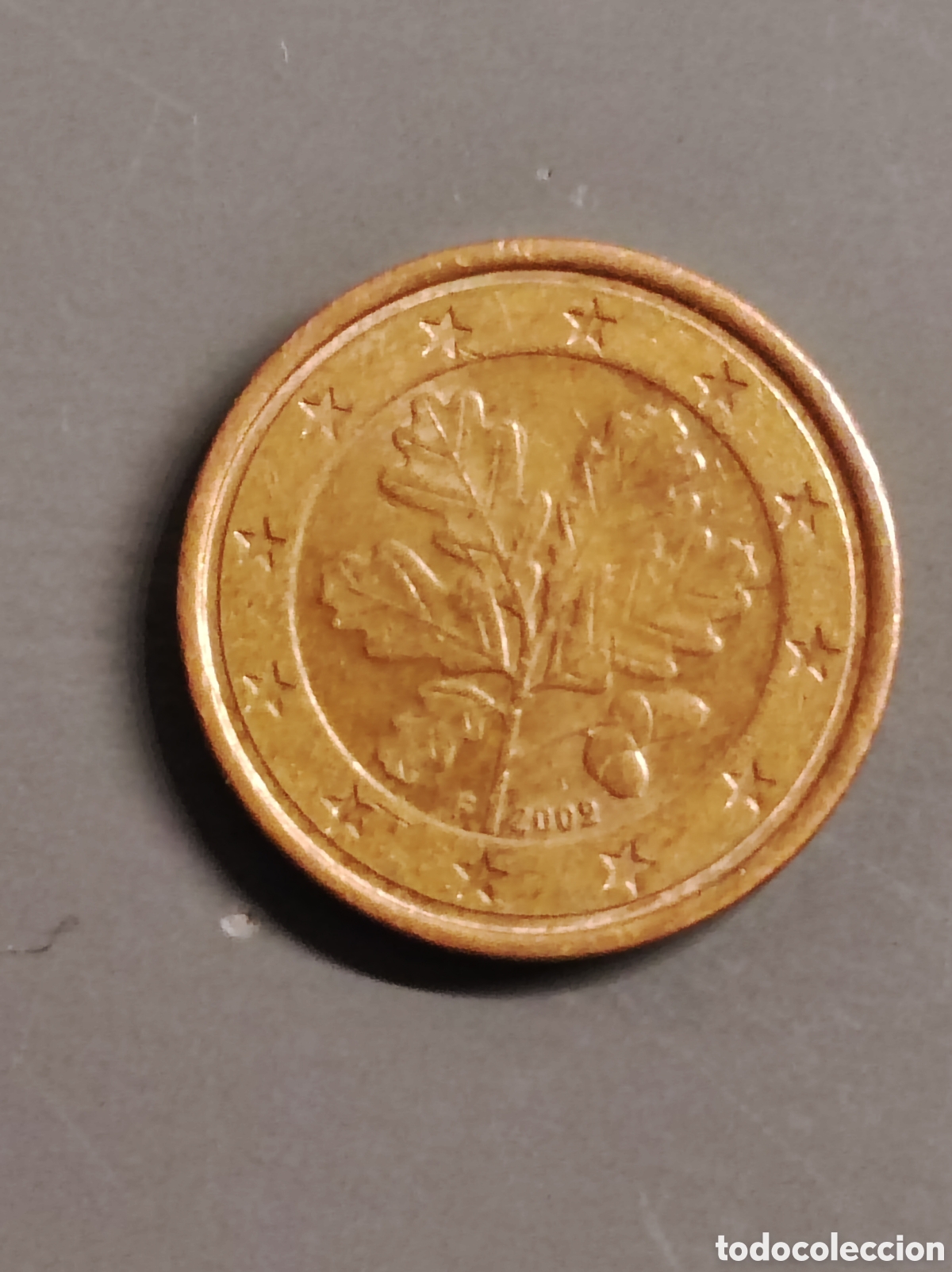 Euros: Moneda coleccionable 1 c&eacute;ntimo 2002 Alemania error acunaccion - Foto 4