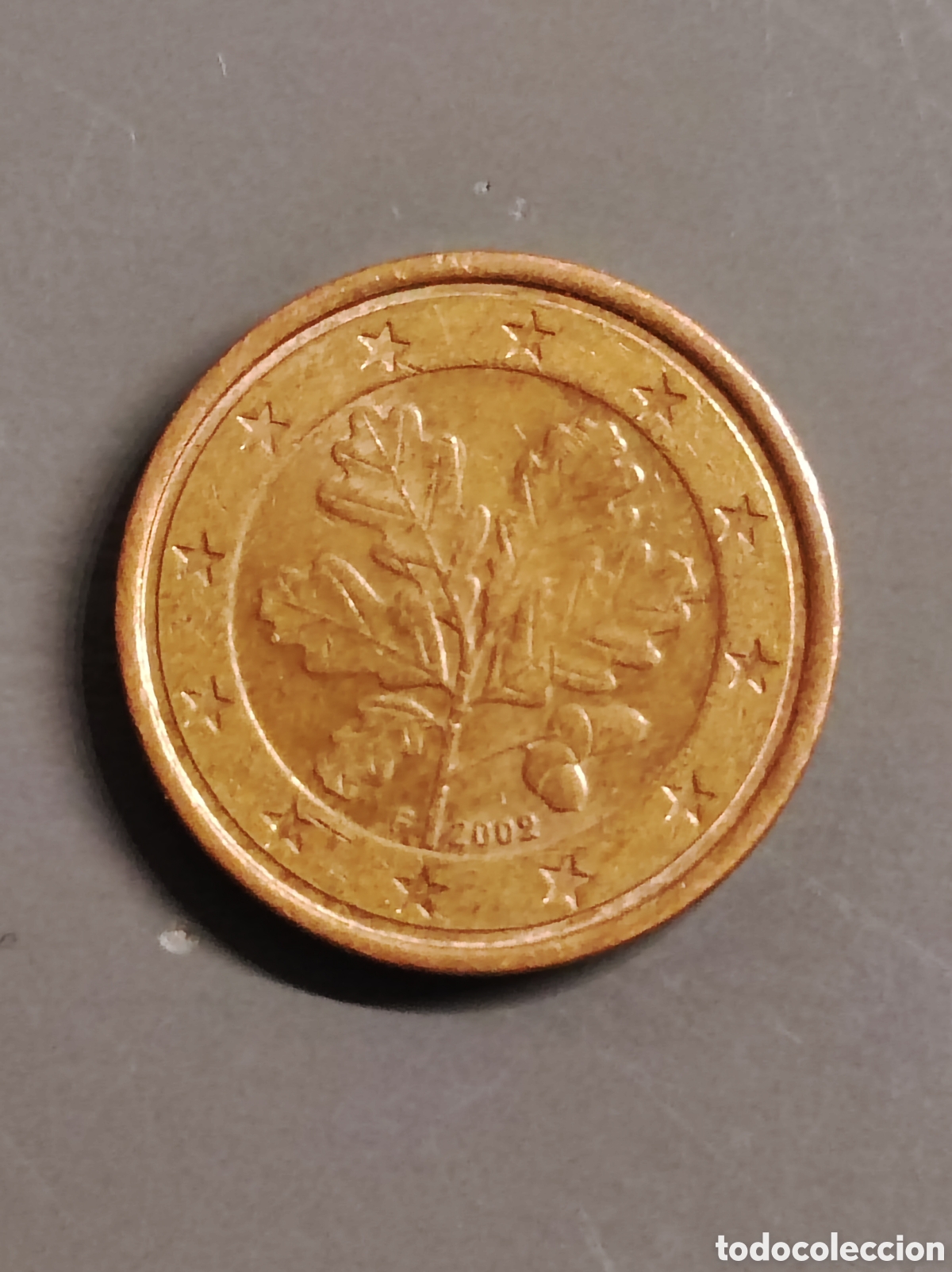 Euros: Moneda coleccionable 1 c&eacute;ntimo 2002 Alemania error acunaccion - Foto 5