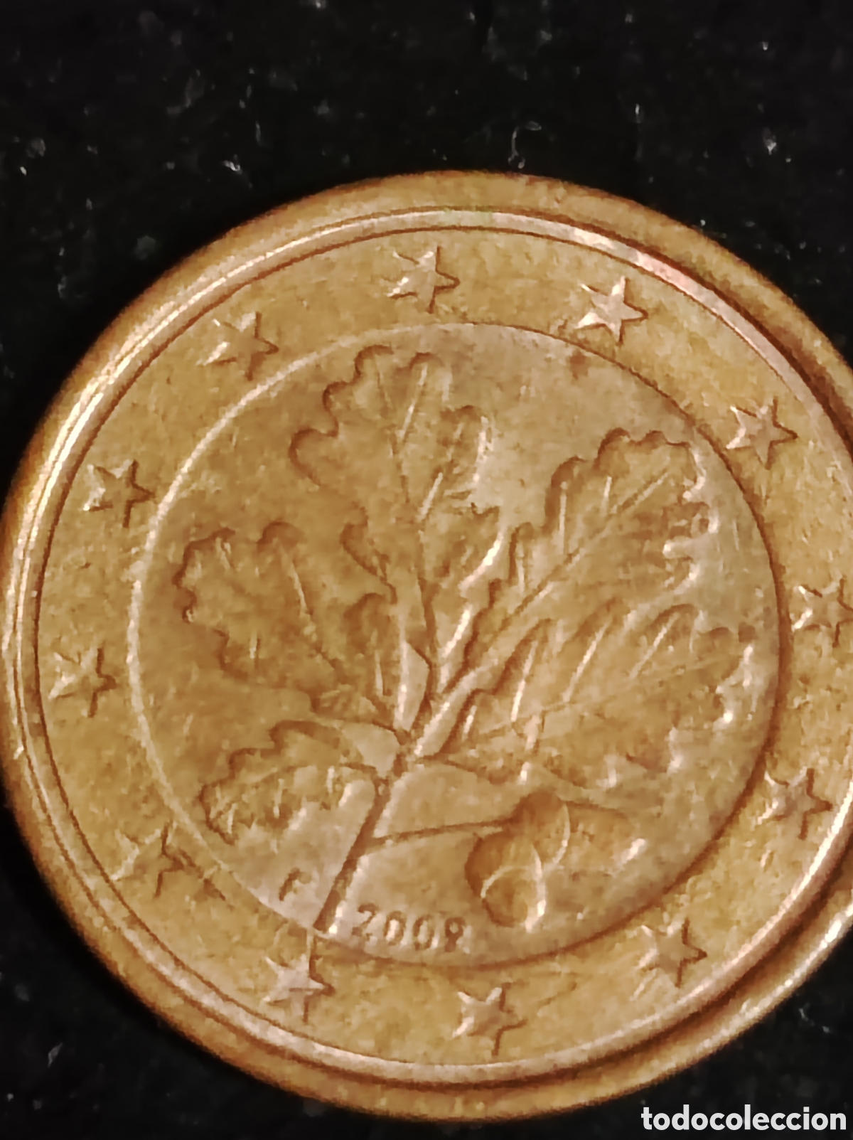 Euros: Moneda coleccionable 1 c&eacute;ntimo 2002 Alemania error acunaccion - Foto 8