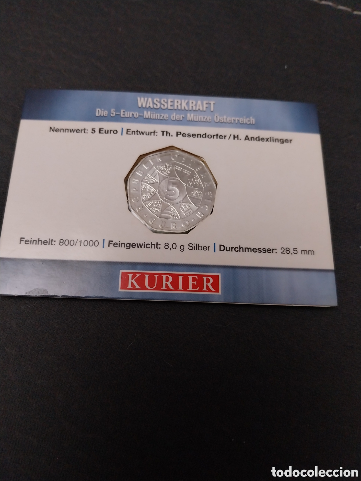 Euros: RARA 5 &euro;AUSTRIA 2003 - Foto 2