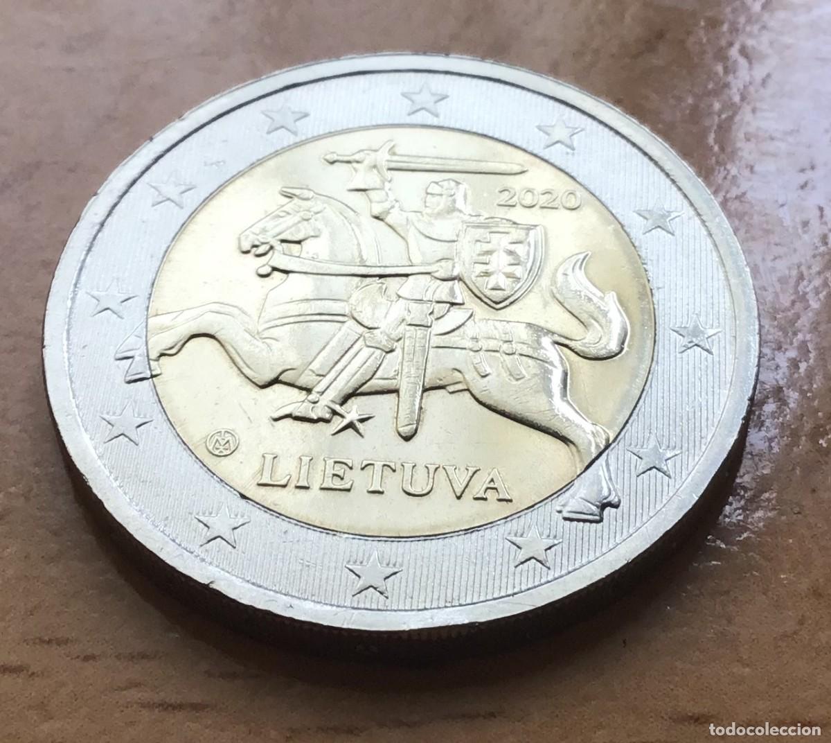 Euros: 2 euros de Lituania. A&ntilde;o 2020 - Foto 1