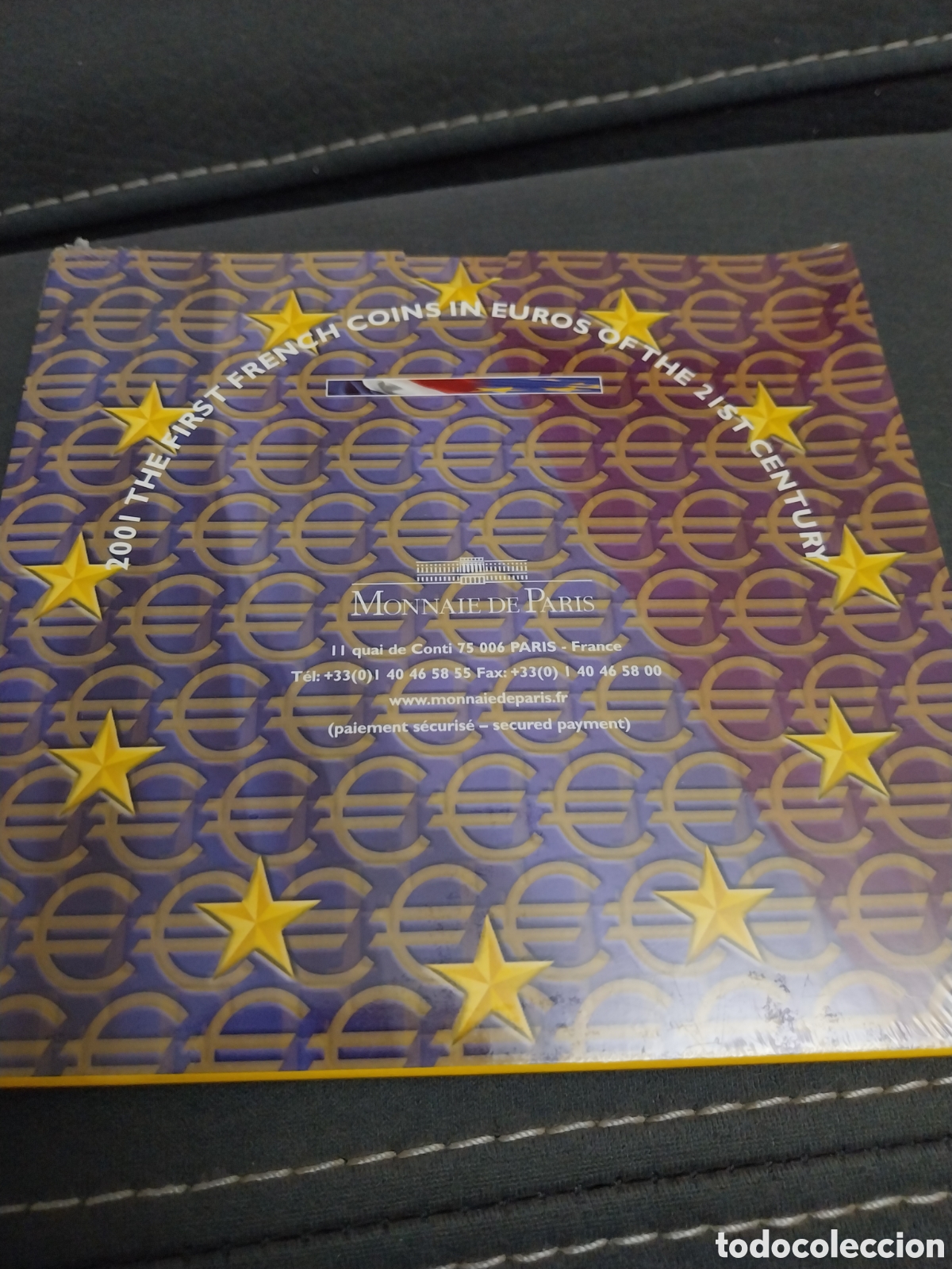 Euros: Cartera francia 2001,8 monedas - Foto 2
