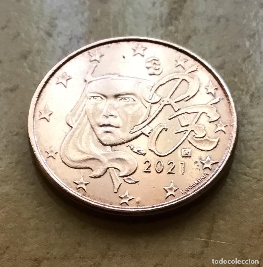 Euros: 1 c&eacute;ntimo de euro de Francia. A&ntilde;o 2021 - Foto 1