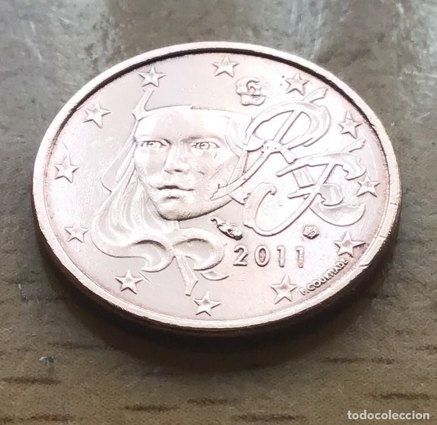 Euros: 1 c&eacute;ntimo de euro de Francia. A&ntilde;o 2011 - Foto 1