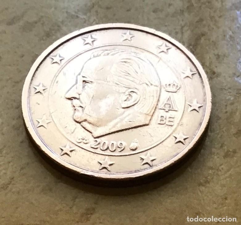 Euros: 2 c&eacute;ntimos de euro de B&eacute;lgica. A&ntilde;o 2009