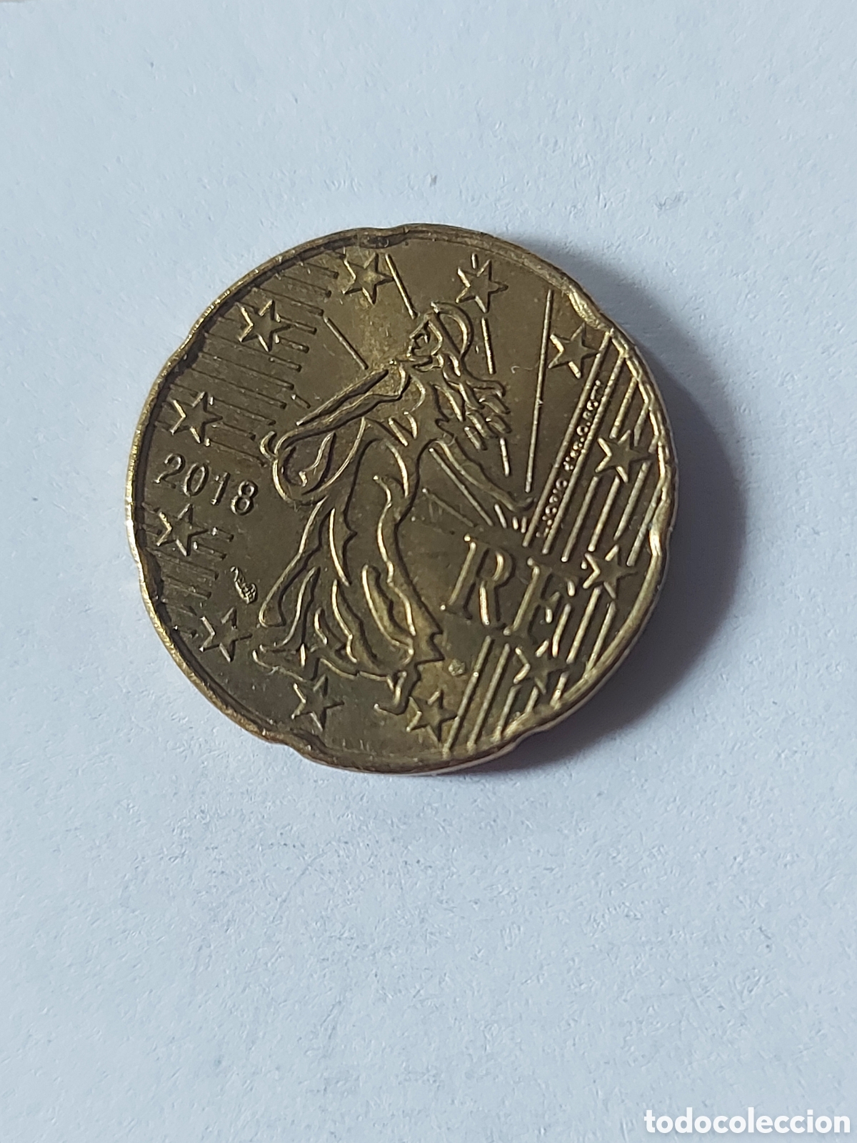 Euros: MONEDA FRANCIA 20 CENTIMO EURO 2018 - Foto 1