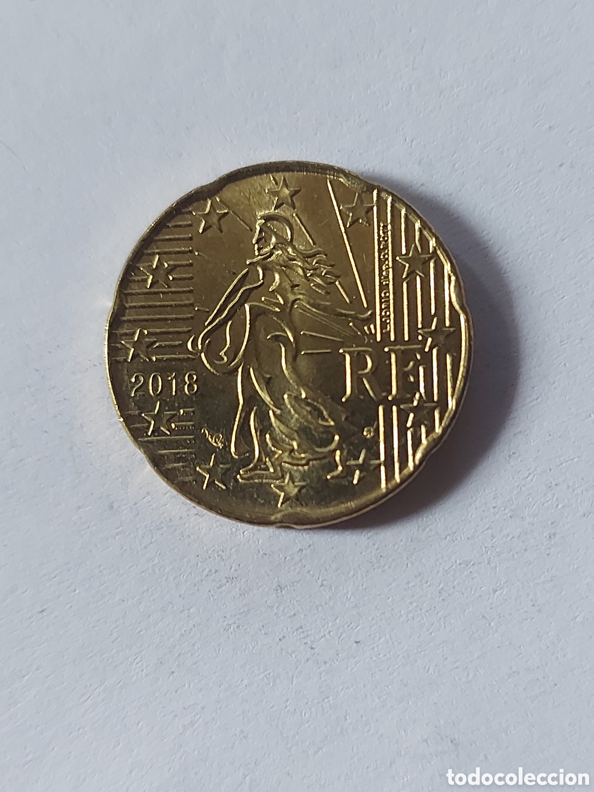 Euros: MONEDA FRANCIA 20 CENTIMO EURO 2018 - Foto 1