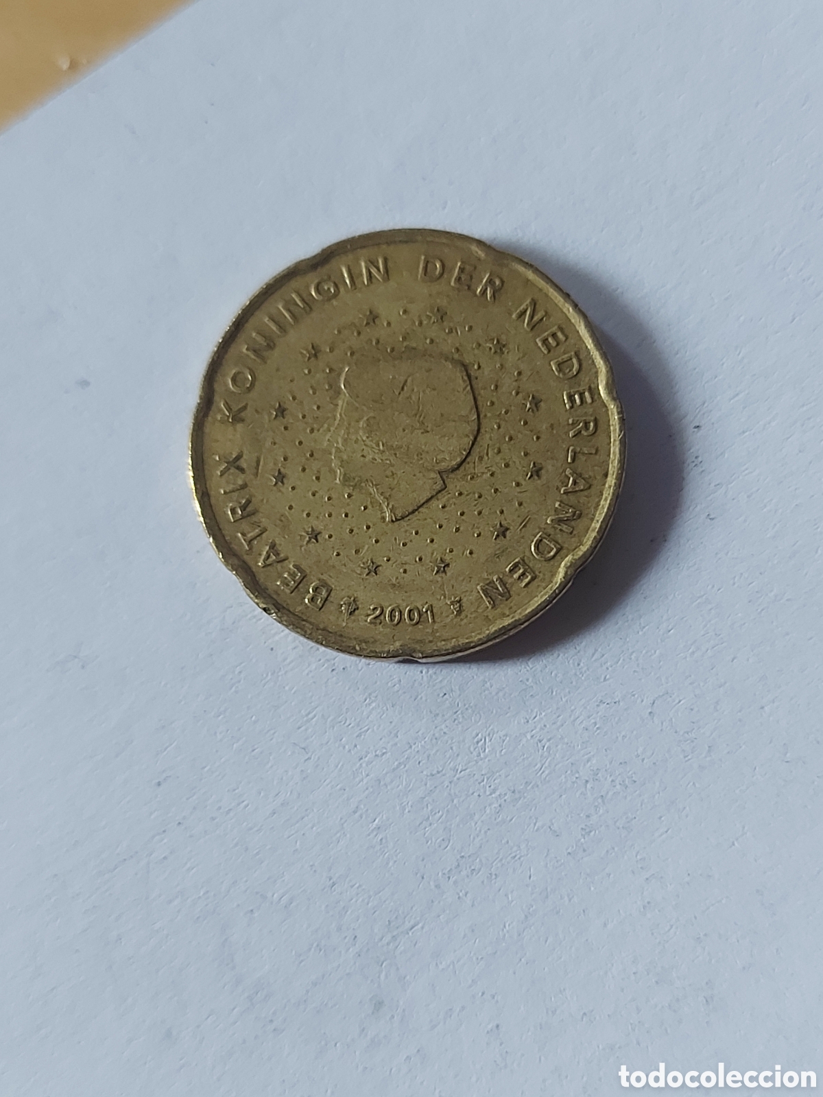 Euros: MONEDA HOLANDA 20 C&Eacute;NTIMOS EURO 2001 - Foto 1