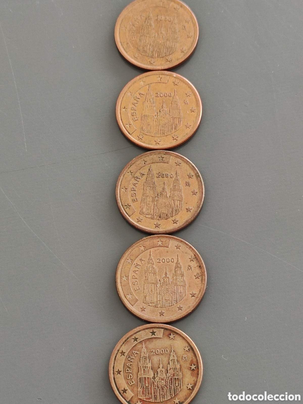 Euros: Monedas 5 centimos Espa&ntilde;a 2000 - Foto 2