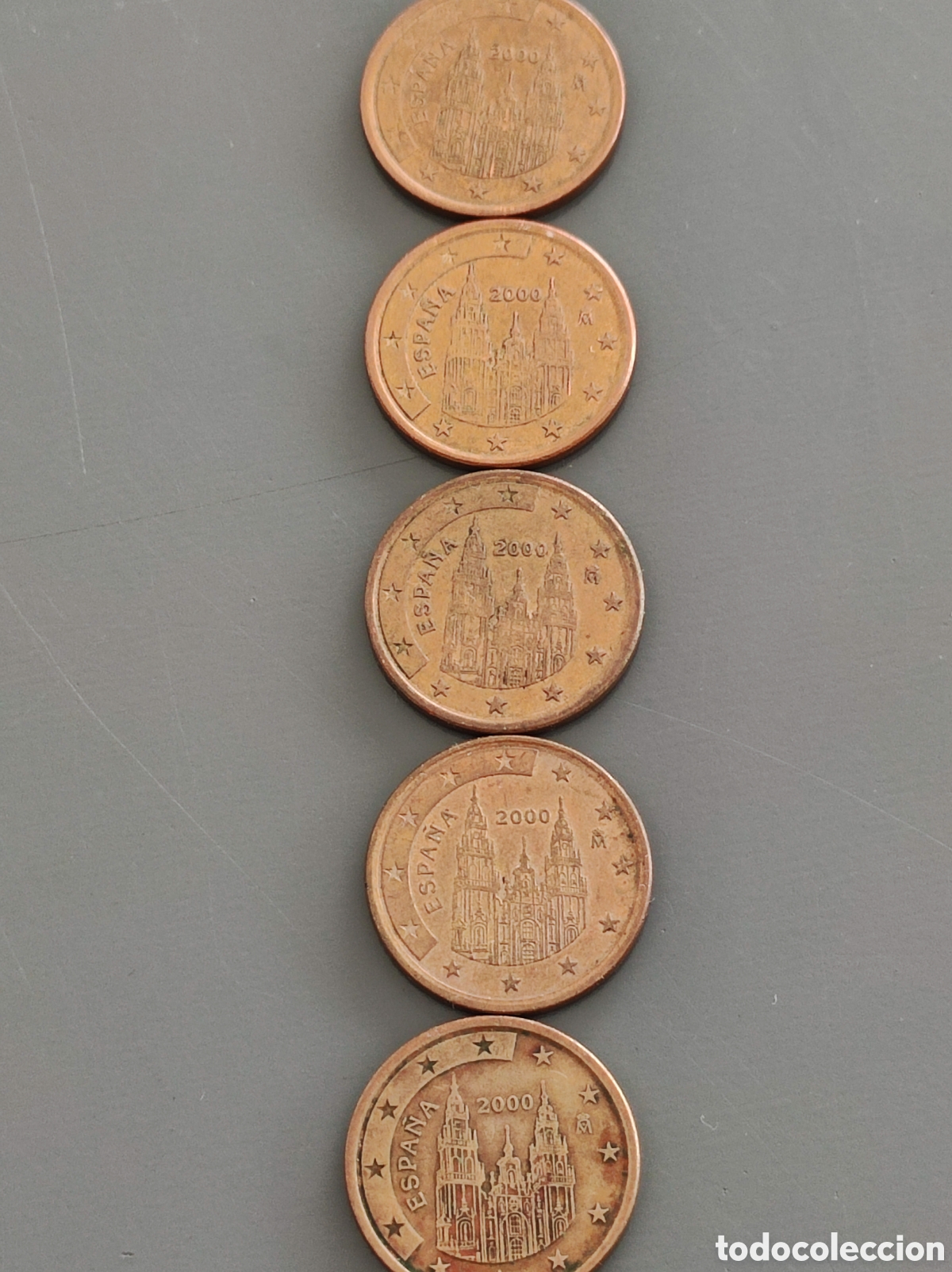 Euros: Monedas 5 centimos Espa&ntilde;a 2000 - Foto 1