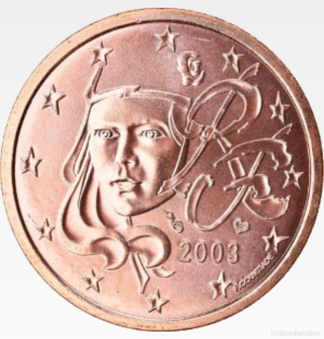 Euros: Francia 2003 1 c&eacute;ntimo moneda BU SC - euro cent - ct - Foto 1