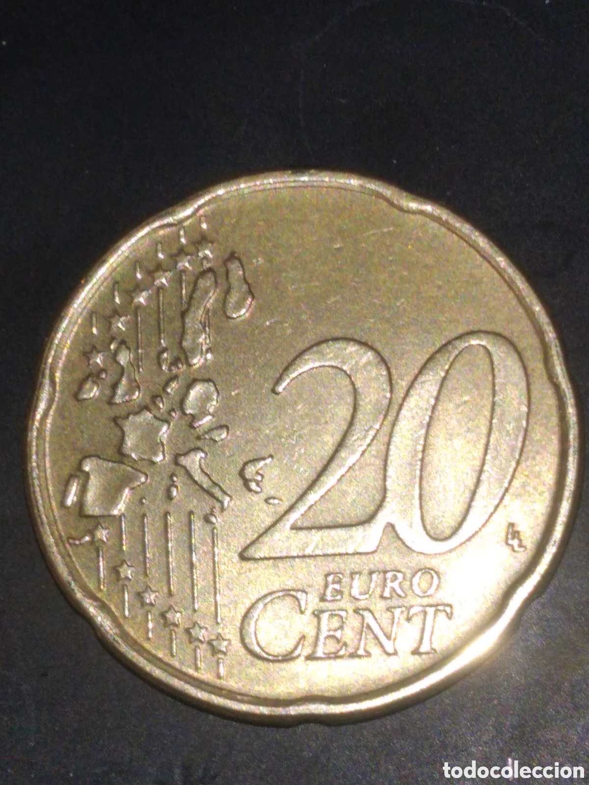 Euros: 20 c&eacute;ntimos 2002 Portugal - Foto 2