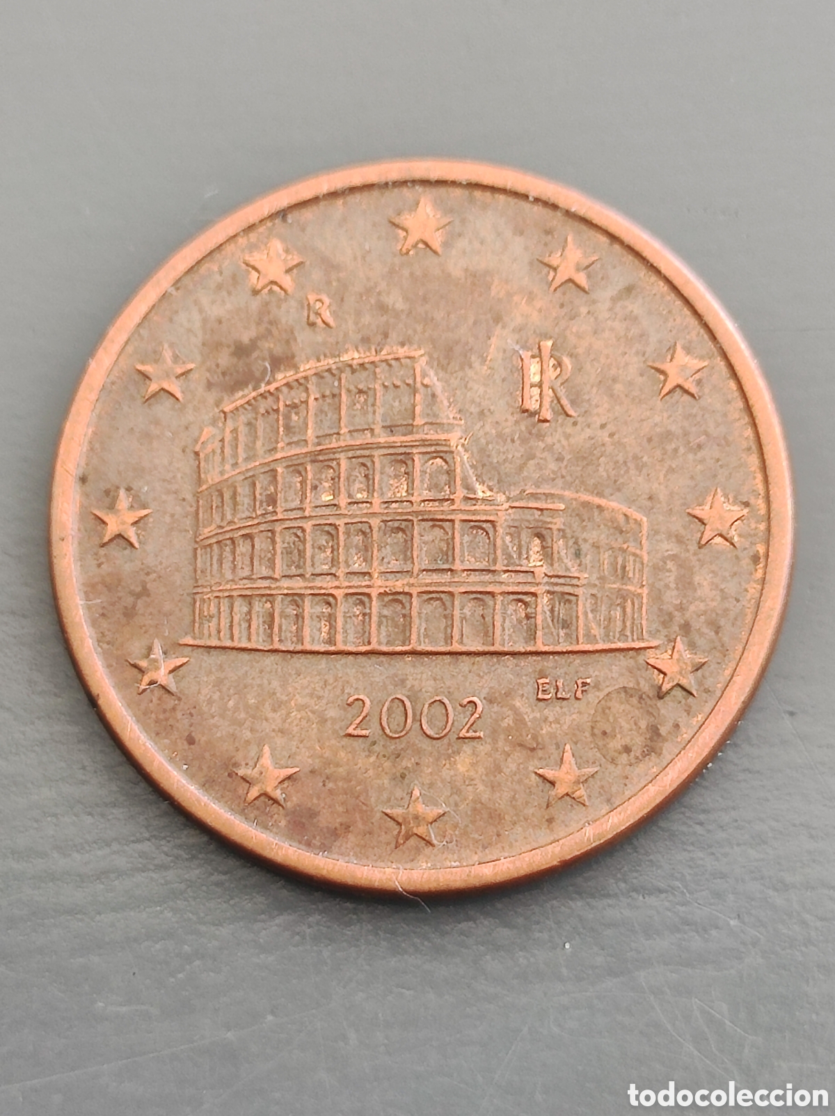 Euros: Moneda 5 c&eacute;ntimos Italia 2002 rara - Foto 4