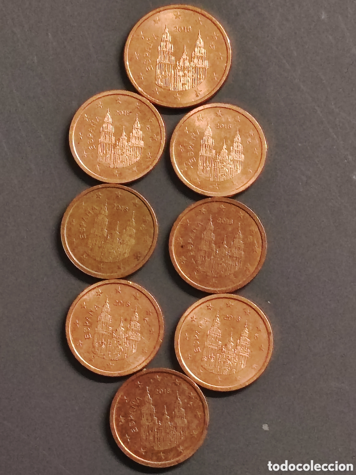 Euros: Monedas 2 c&eacute;ntimos Espa&ntilde;a exceso material 2018 - Foto 4