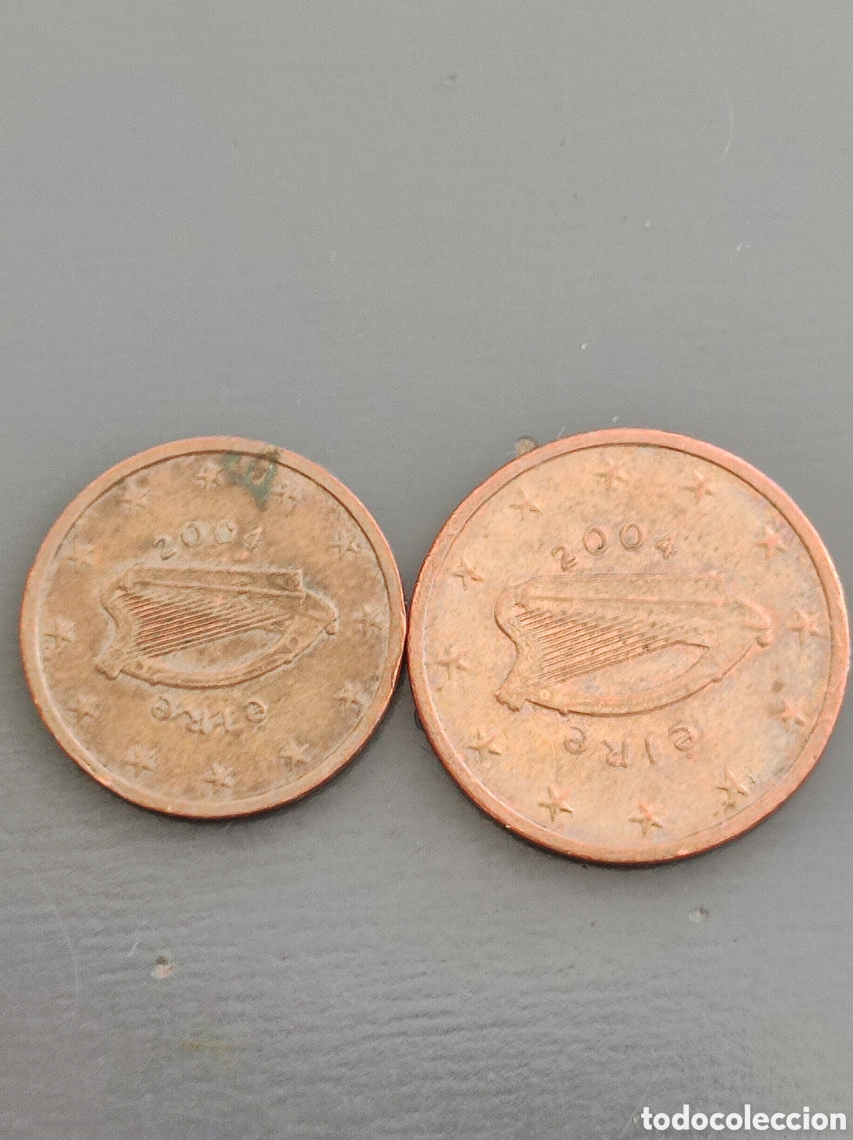 Euros: Monedas de 2 y 5 c&eacute;ntimos Irlanda 2004 - Foto 3