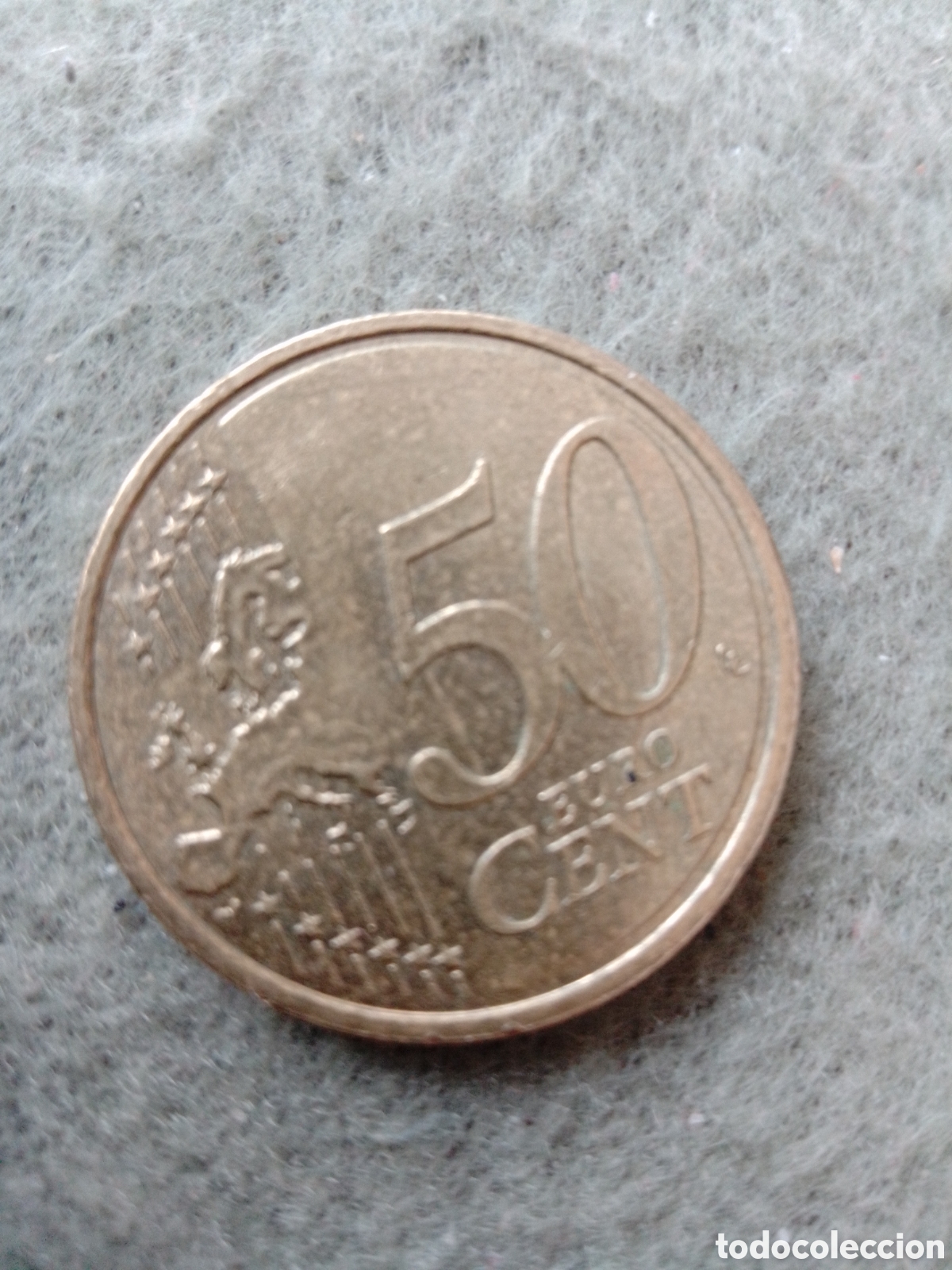 Euros: MONEDA 50 CENTIMOS ANDORRA 2017 CIRCULADA MBC - Foto 2