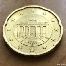 Euros: 20 CÉNTIMOS DE EURO DE ALEMANIA. AÑO 2016 CECA G