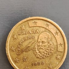 Euros: MONEDA COLECCIONISTA 50 CÉNTIMOS CERVANTES 1999