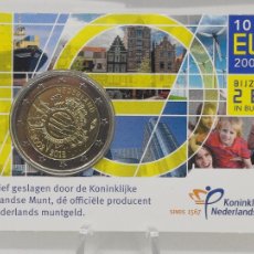 Euros: HOLANDA - PAISES BAJOS 2 EURO 2012 EN COINCARD - TYE